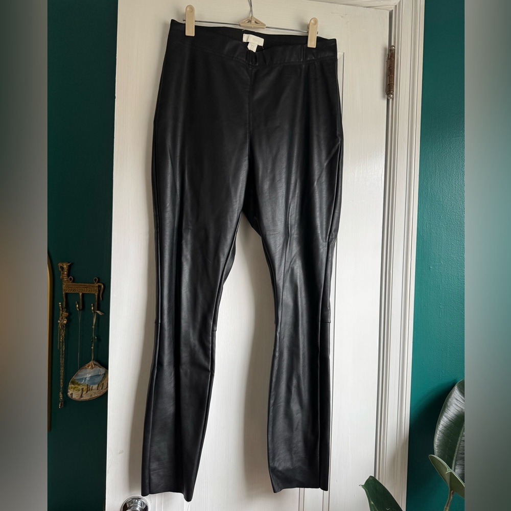 H&M Faux Leather Leggings
